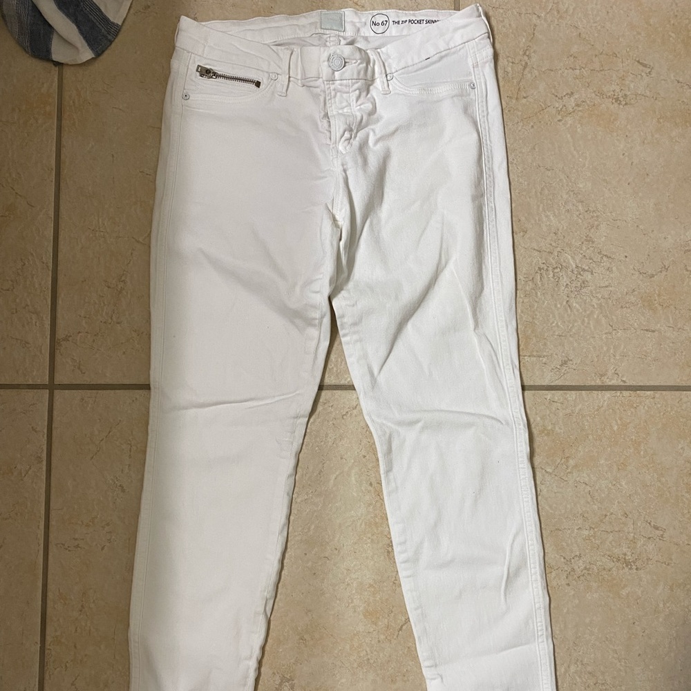 white skinny jeans